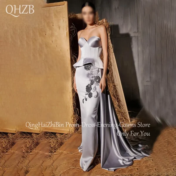 Customized Elegant Long Evening Dresses for Special Occasions Sweetheart Floor-Length Mermaid Gala Party Celebrity Dress 2025