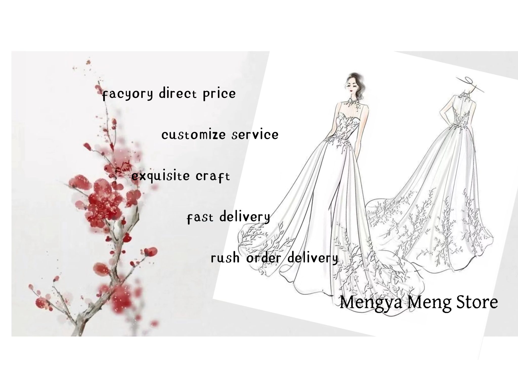 ZHUISHU Off Shoulder Korea Ivory Mermaid Wedding Dresses 웨딩드레스 Satin Short Sleeves Customized Pretty Bride Gowns Plus Size