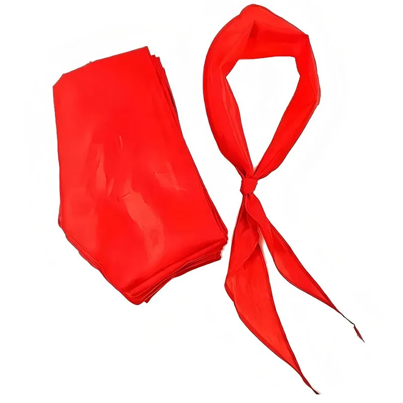 Customized Printed Logo 100% Cotton Simple Triangle Scarf Men Women Sport Scarf Collar Wholesale