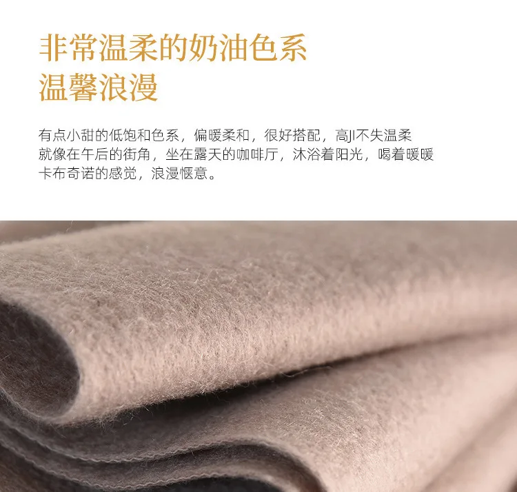 Wool Winter Long Scarf Women Sold Color Tassel Scarves for Ladies Shawl Scarf Fashion Thick Warm Cashmere Poncho Wrap Unisex