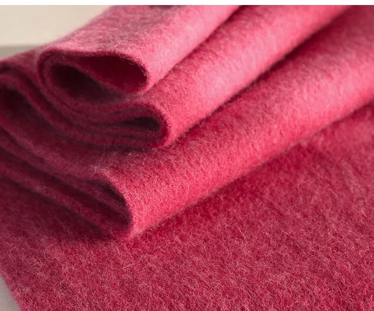 Wool Winter Long Scarf Women Sold Color Tassel Scarves for Ladies Shawl Scarf Fashion Thick Warm Cashmere Poncho Wrap Unisex