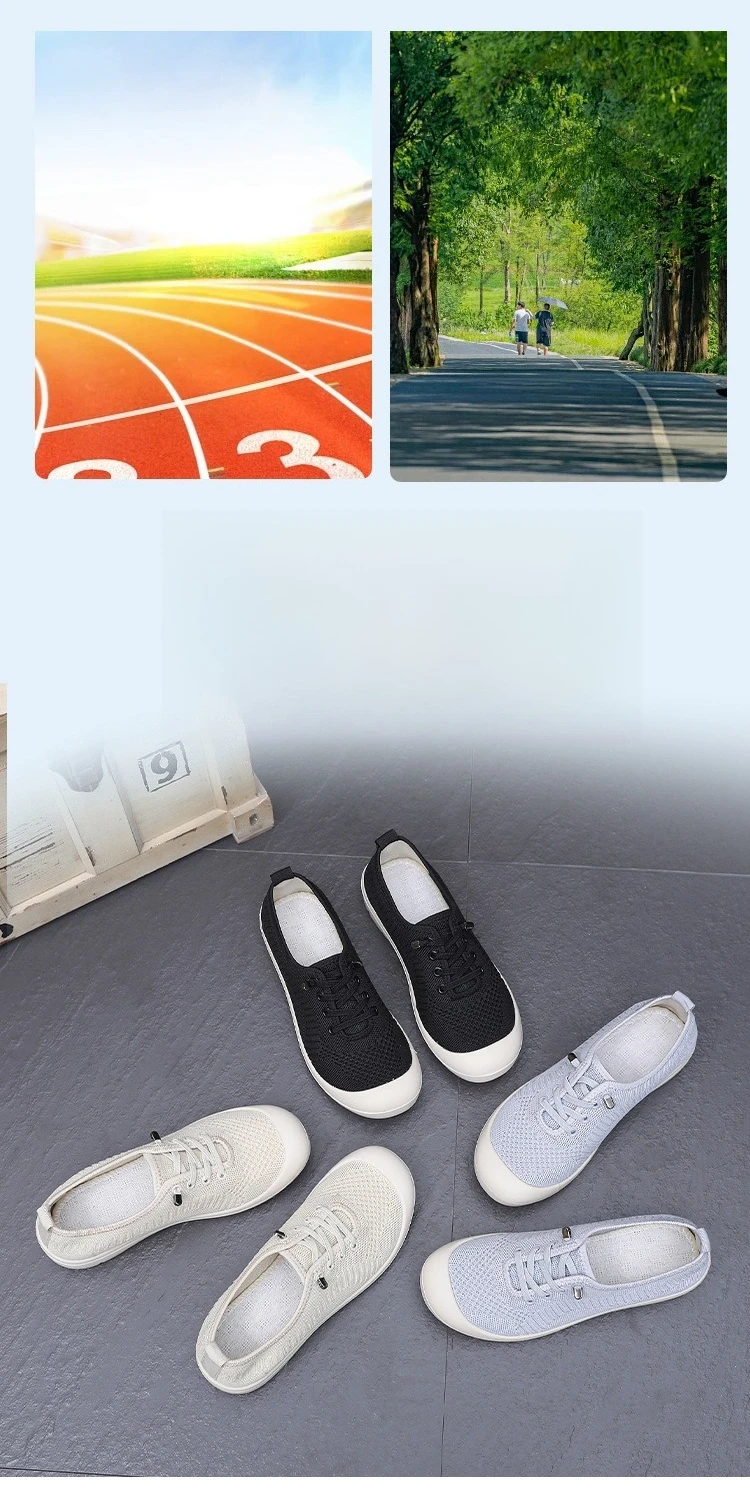 Women's Neo-Chinese Style Walking Shoes Soft Sole Lightweight Slip-On Breathable Comfort Shoes Women Non-Slip Casual Lazy Shoes