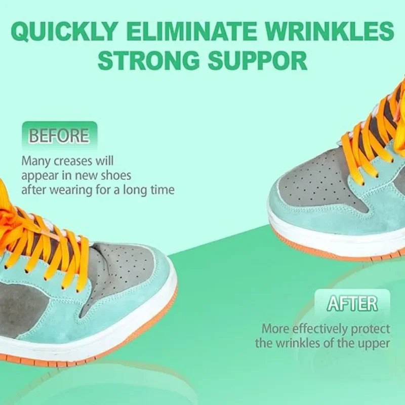 2102737-wyqzhi.jpg 2/10pcs Protector Shoe Head Stretcher Sneaker Anti Crease Wrinkled Fold Shoe Support Toe Cap Sport Crease Protector Dropship - Image 5