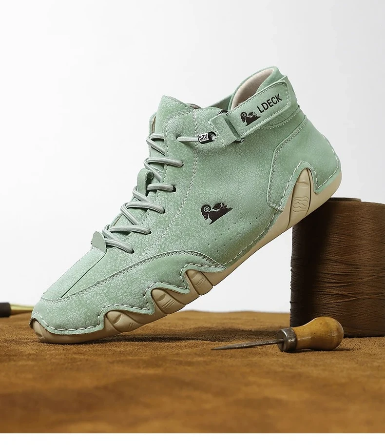 Men Casual Boots Leather Men Shoes Luxury Brand High Quality Ankle Boots Waterproof Winter Sports Shoes for Men Motorcycle Boots