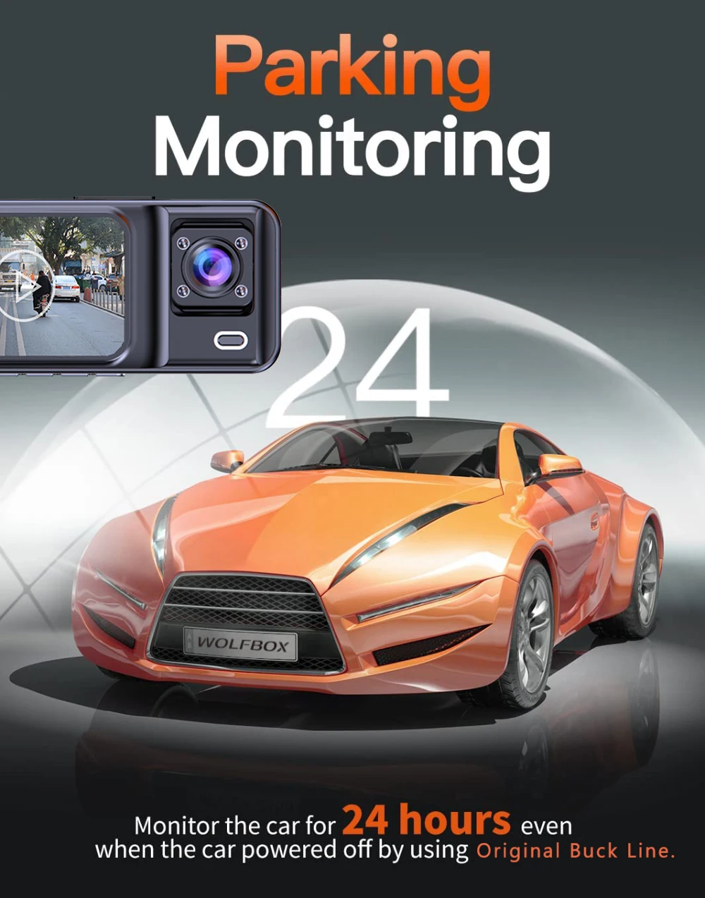 3 Channel Dash Cam for Cars Black Box Camera Car DVR 1080P Video Recorder Rear View Camera for Vehicle Car DVR car accessories