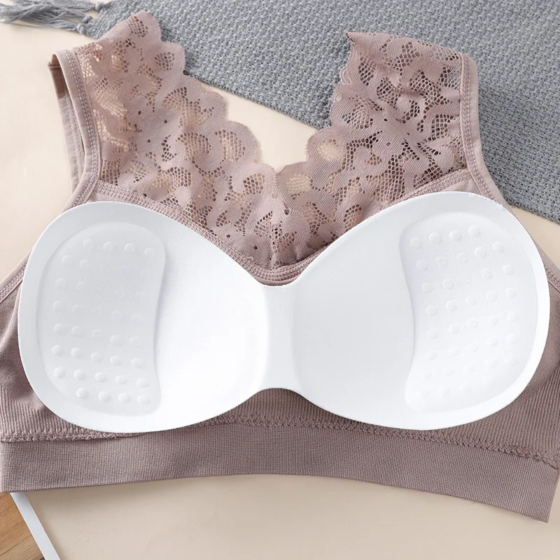 Sexy Lace Bra Top Women Push Up Wireless Women Padded Bralette Underwear Lingerie Sports Bra Female Crop Tops Sexy Lace Bra Top Women Push Up Wireless Women Padded Bralette Underwear Lingerie Sports Bra Female Crop Tops