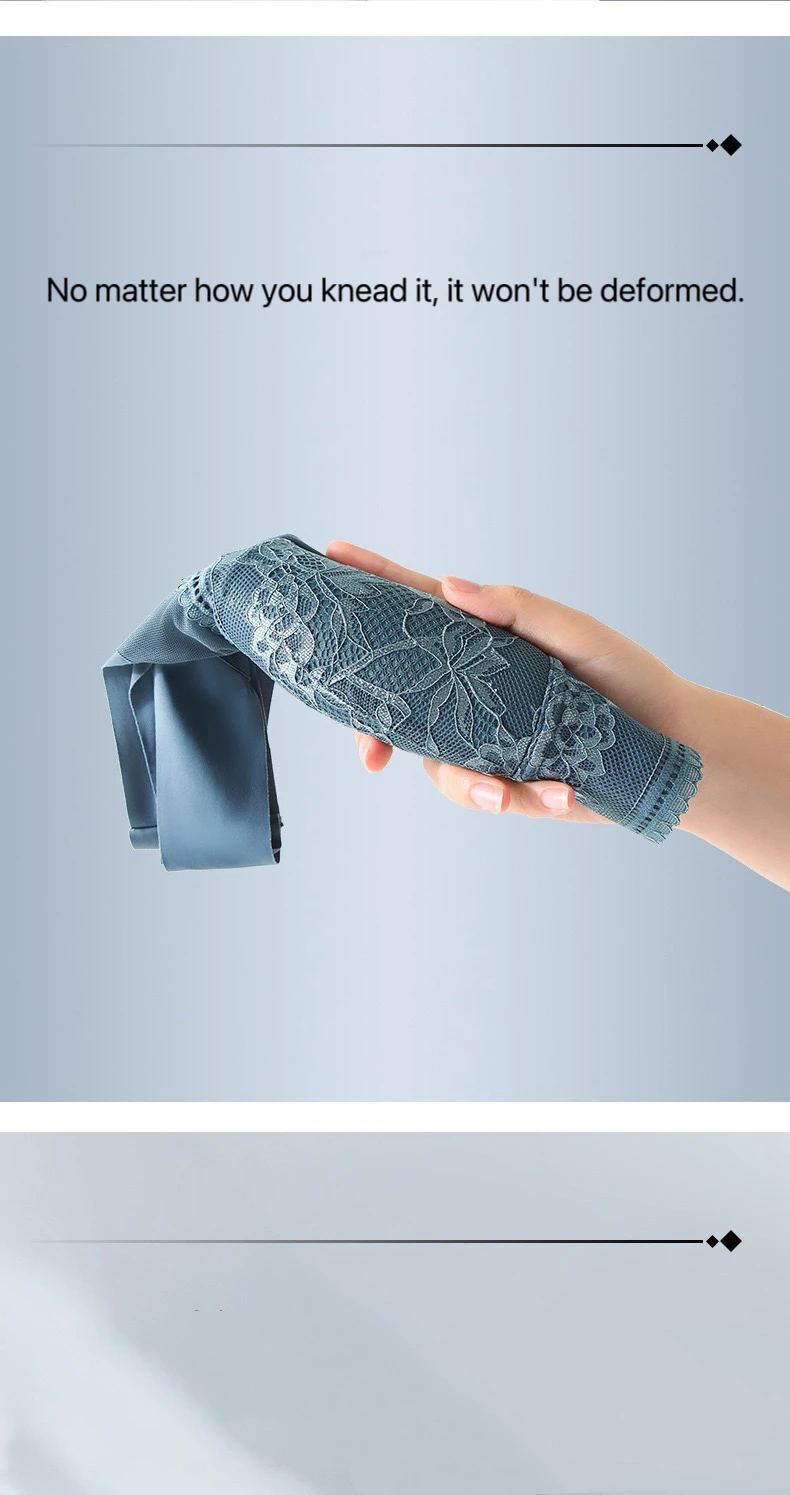 1pcs Women Lace Plus Size Bra Basic Anti Sagging Thin Vest With Padded Female Brassier Lady Ice Silk Seamless Comfort breath Bra