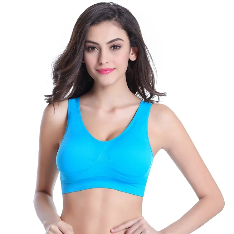 Women Sports Bra Without pad Sleep Brassiere Underwear sleep yoga sports bra vest Plus Size Top no sponge insert pad Bralette