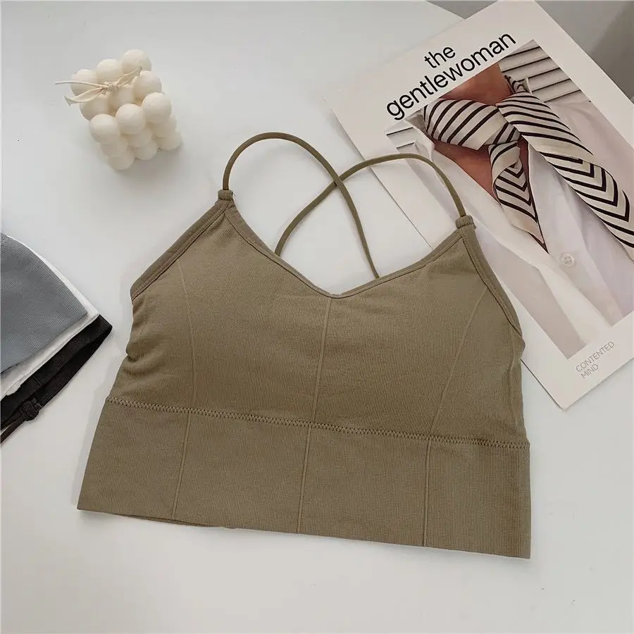 Women Cross Strap Sports Bra Top Women Push Up Sport Bra Yoga Gym Crop Top Brassiere Fitness Top Sport Bra Breathable Bras Women Cross Strap Sports Bra Top Women Push Up Sport Bra Yoga Gym Crop Top Brassiere Fitness Top Sport Bra Breathable Bras