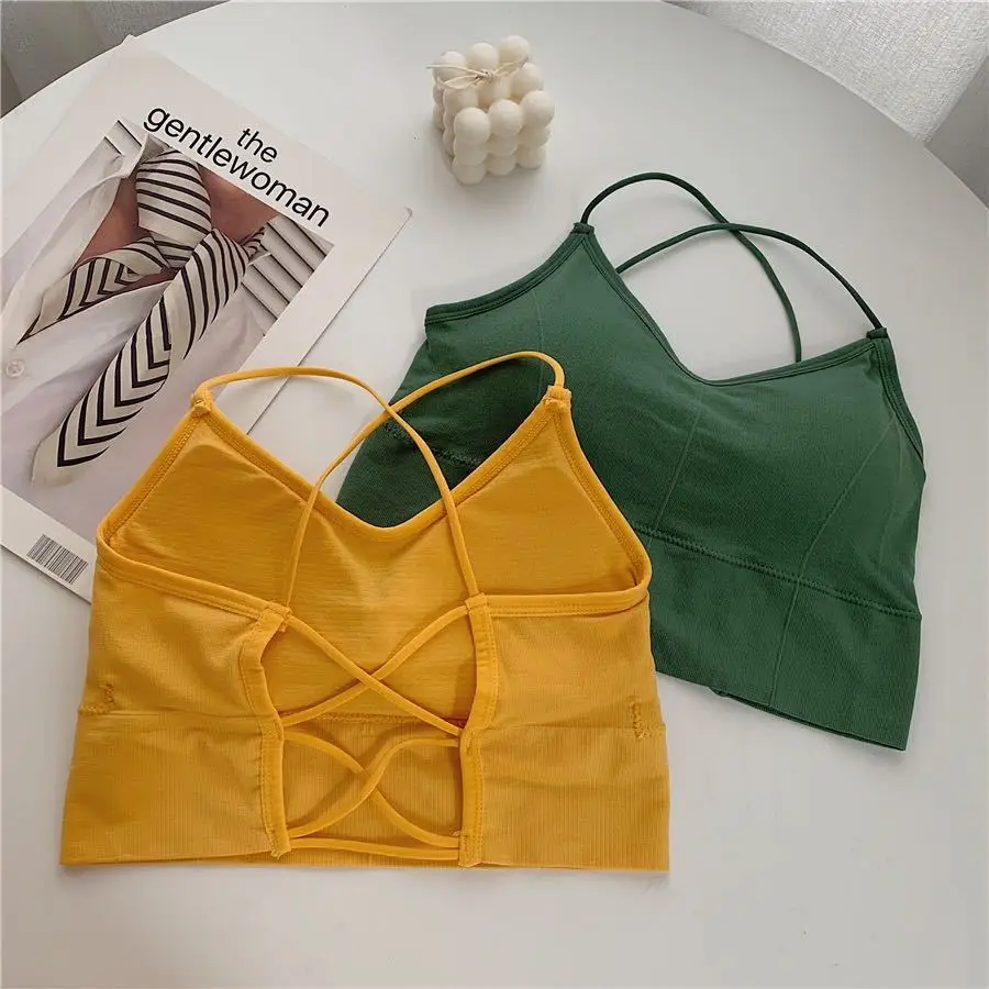 Women Cross Strap Sports Bra Top Women Push Up Sport Bra Yoga Gym Crop Top Brassiere Fitness Top Sport Bra Breathable Bras Women Cross Strap Sports Bra Top Women Push Up Sport Bra Yoga Gym Crop Top Brassiere Fitness Top Sport Bra Breathable Bras