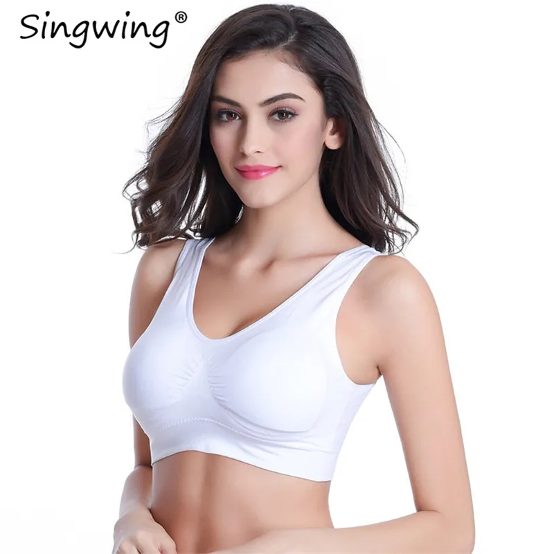 S-4XL 3pcs/set sexy active bra With removable Pad Seamless push up women plus size underwear wireless fitness body shape Bra