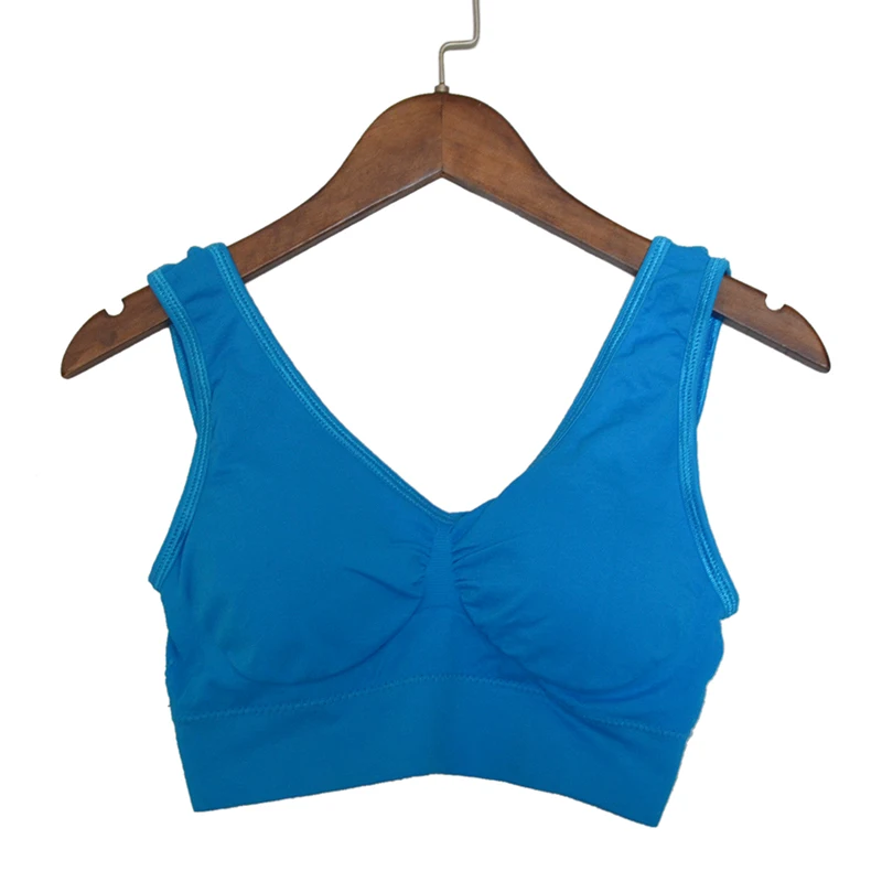 S-4XL 3pcs/set sexy active bra With removable Pad Seamless push up women plus size underwear wireless fitness body shape Bra