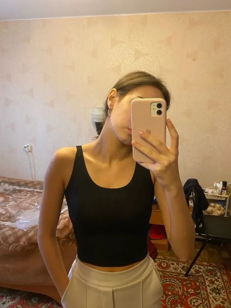 2024 Fashion Women Solid Color Suspender Camisole Tank Top for Women's Short Yoga Sports Crop Top Sleeveless Sexy Slim Fit Tops