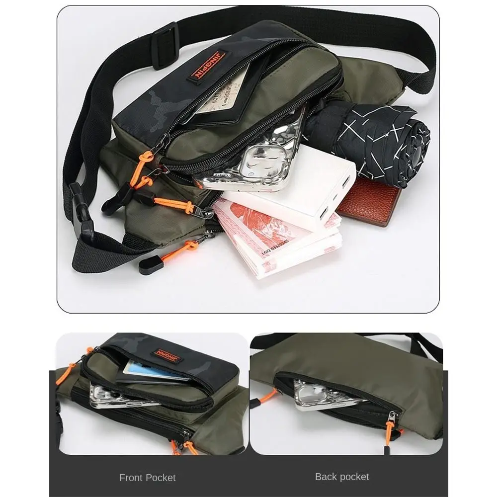 Men Waist Bag Sports Waist Bags Fitness Anti-theft Mobile Phone Waist Pack Chest Bag Close Fitting Waist Bags Outdoor Run Bag