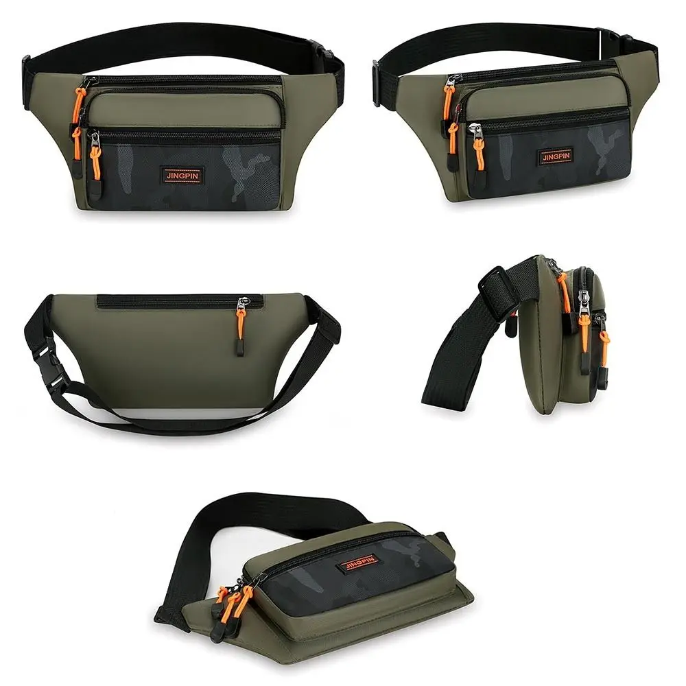 Men Waist Bag Sports Waist Bags Fitness Anti-theft Mobile Phone Waist Pack Chest Bag Close Fitting Waist Bags Outdoor Run Bag