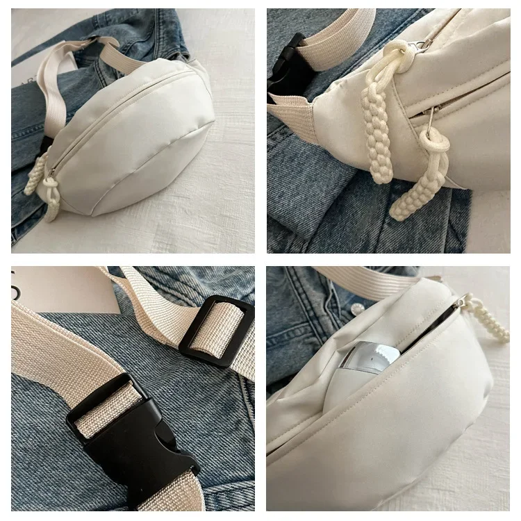 Canvas Running Waist Casual Fanny Packs Sport Chest Bag Banana bag for Women Sling Crossbody Waist Pack Half Moon Belt Bag Canvas Running Waist Casual Fanny Packs Sport Chest Bag Banana bag for Women Sling Crossbody Waist Pack Half Moon Belt Bag