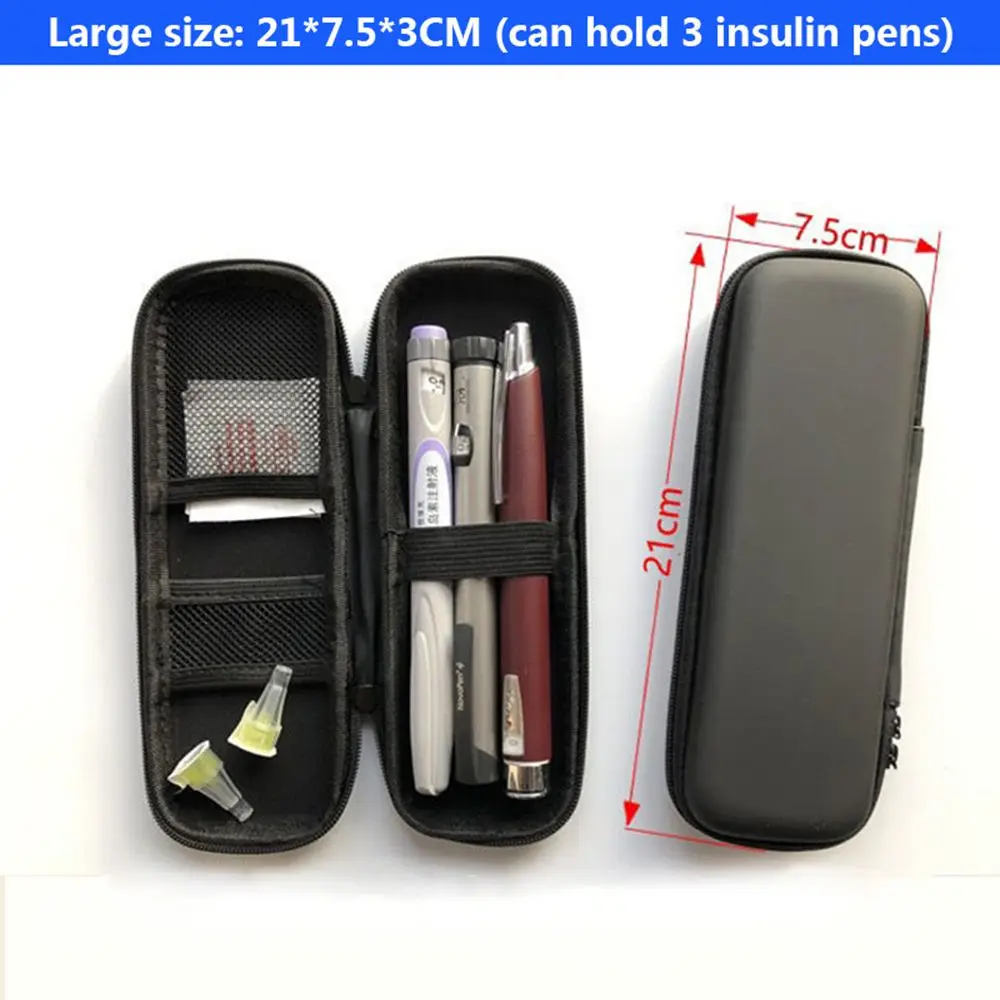 1PC Portable Diabetic Insulin Cooling Bag Protector Pill Refrigerated Ice Pack Medical Cooler Insulation Organizer Travel Case