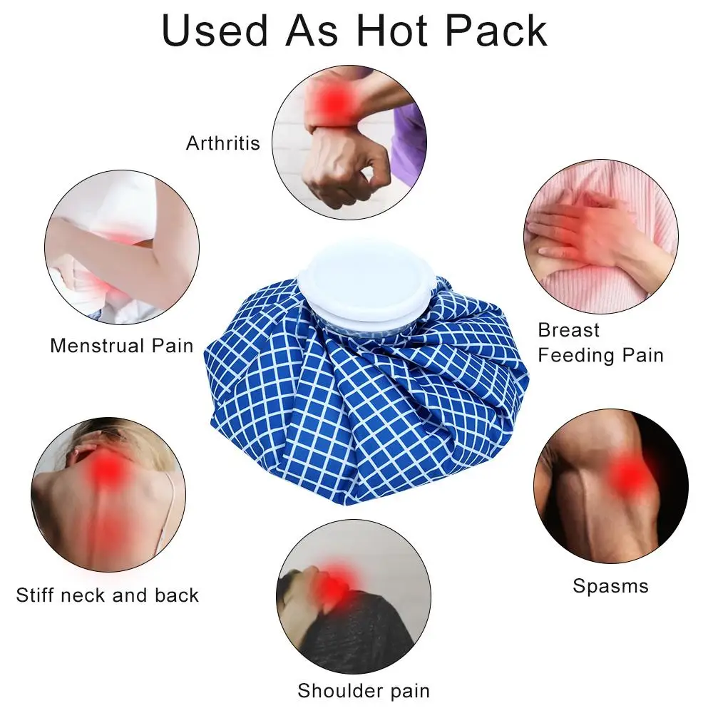 New Ice Pack Reusable Cooler Bag Breathable Material Hot Cold Therapy Pain Relief for Knee Head Leg Injury Care Accessoroes