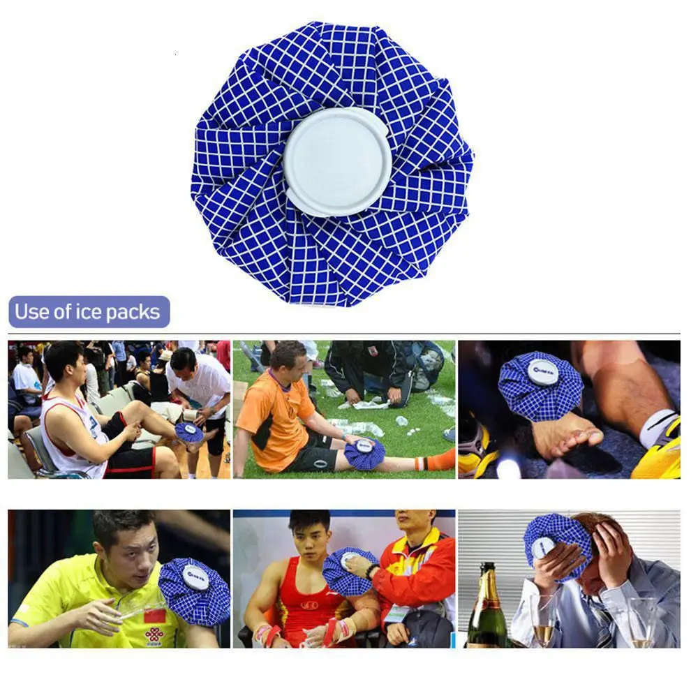 New Ice Pack Reusable Cooler Bag Breathable Material Hot Cold Therapy Pain Relief for Knee Head Leg Injury Care Accessoroes