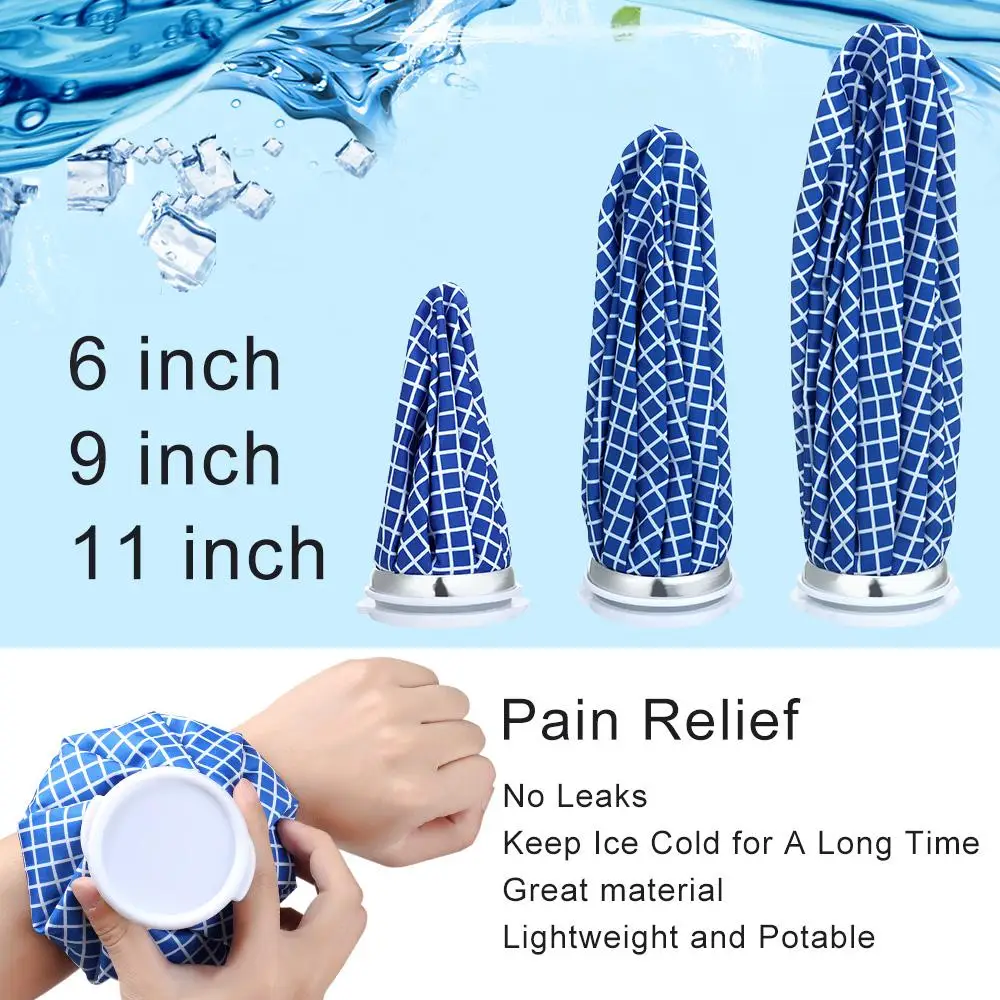 New Ice Pack Reusable Cooler Bag Breathable Material Hot Cold Therapy Pain Relief for Knee Head Leg Injury Care Accessoroes