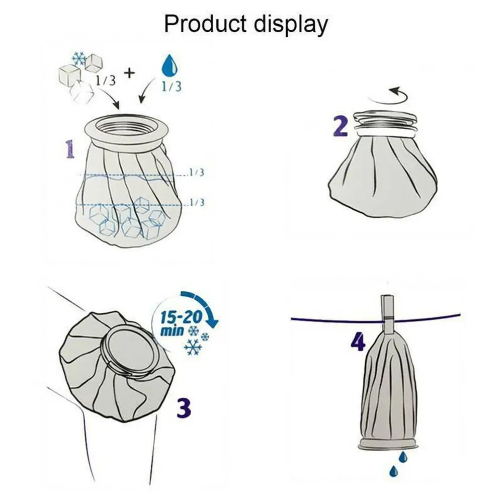 New Ice Pack Reusable Cooler Bag Breathable Material Hot Cold Therapy Pain Relief for Knee Head Leg Injury Care Accessoroes