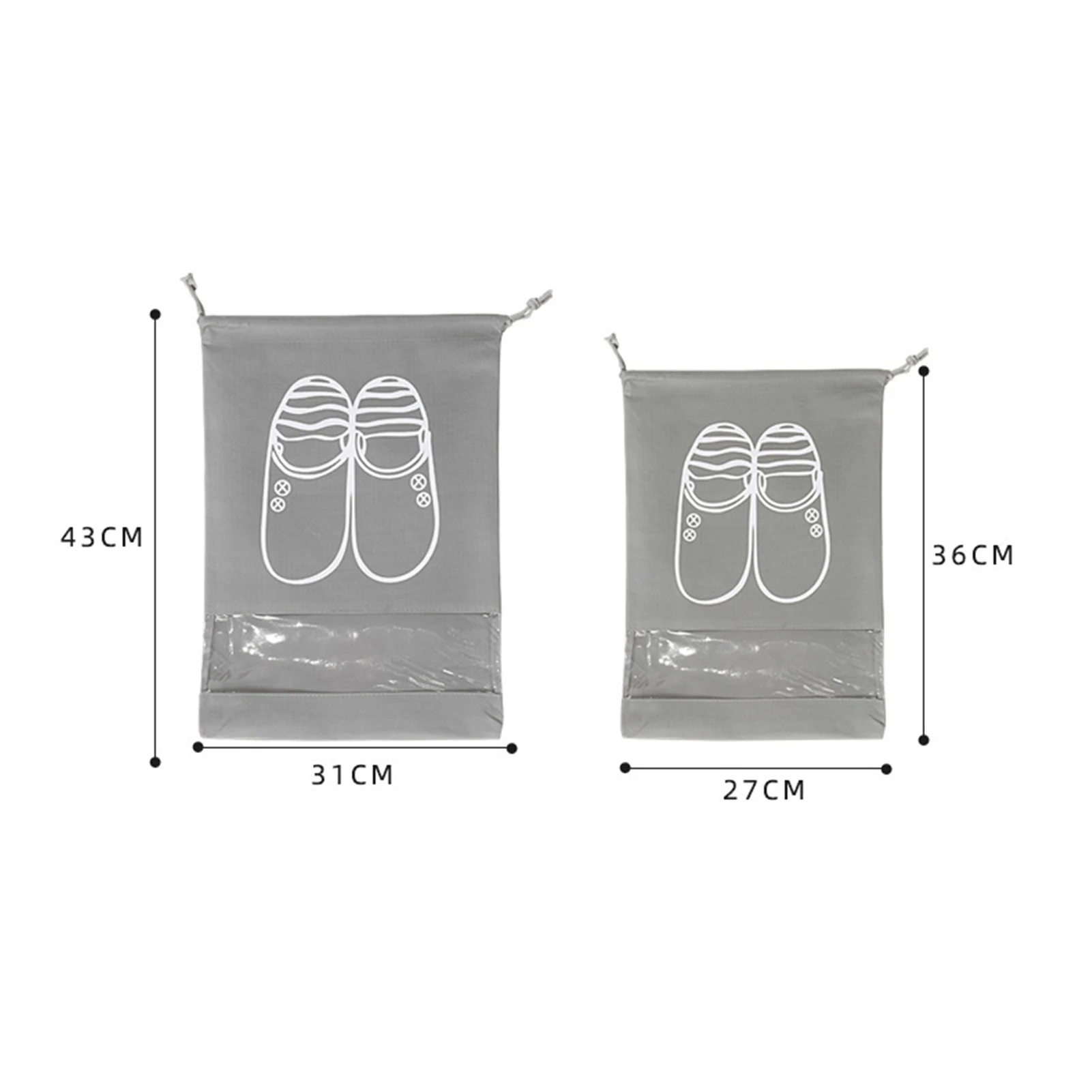 Nylon Waterproof Drawstring Storage Pouch Multi-functional Bag Durable Shoes Underwear Travel Sport Bags Ditty Bags For Travel