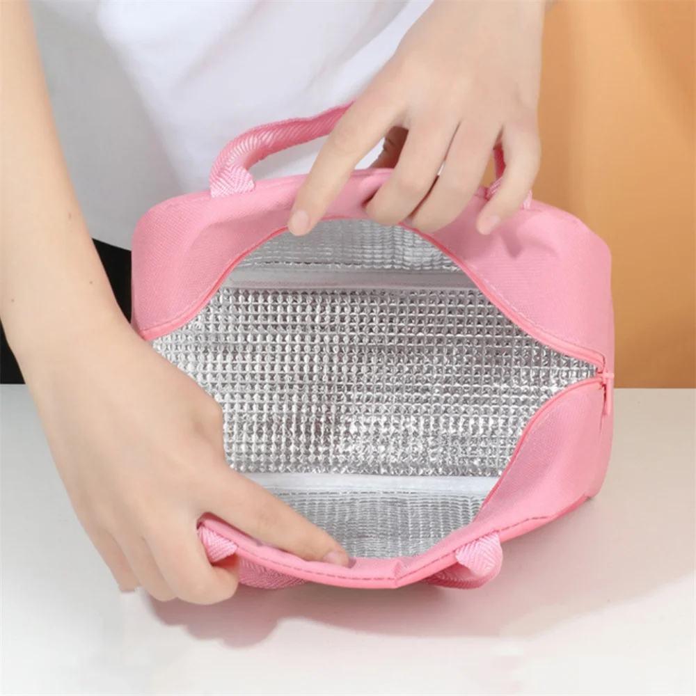 Kids Lunch Bag For School Portable Thermal Bag Children Cartoon Insulated Lunch Bag Cooler Bento Pouch Dinner Picnic Handbags