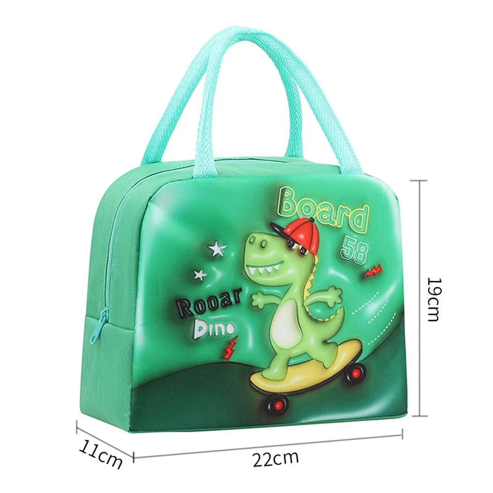 Kids Lunch Bag For School Portable Thermal Bag Children Cartoon Insulated Lunch Bag Cooler Bento Pouch Dinner Picnic Handbags