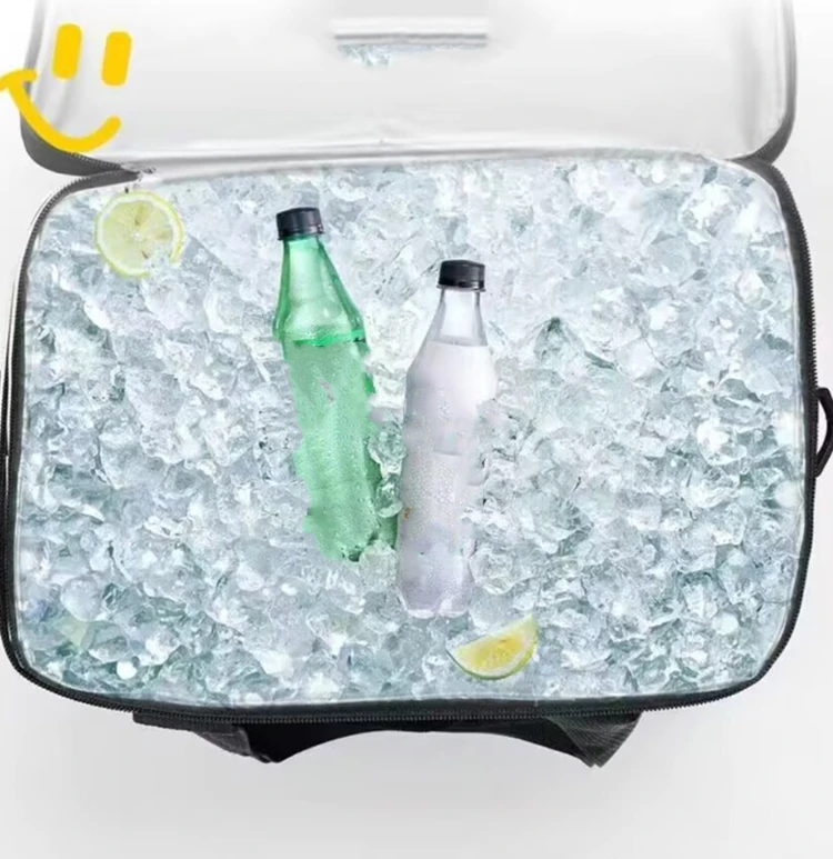 26L Large Capacity Collapsible Cooler Bag Insulated Picnic Lunch Bag Box Cooling Bag for Outdoor Travel Camping BBQ Family Party