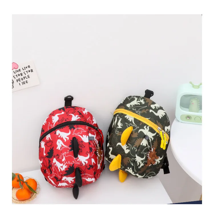 Cute Dinosaur Baby Safety Harness Backpack Toddler Anti-lost Bag Children comfortable Schoolbag toddler anti lost wrist link