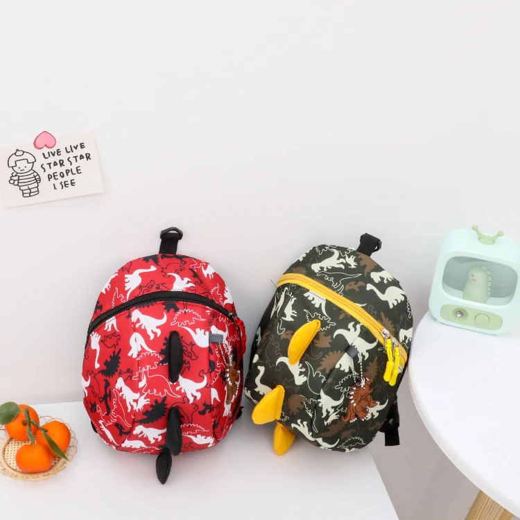 Cute Dinosaur Baby Safety Harness Backpack Toddler Anti-lost Bag Children comfortable Schoolbag toddler anti lost wrist link