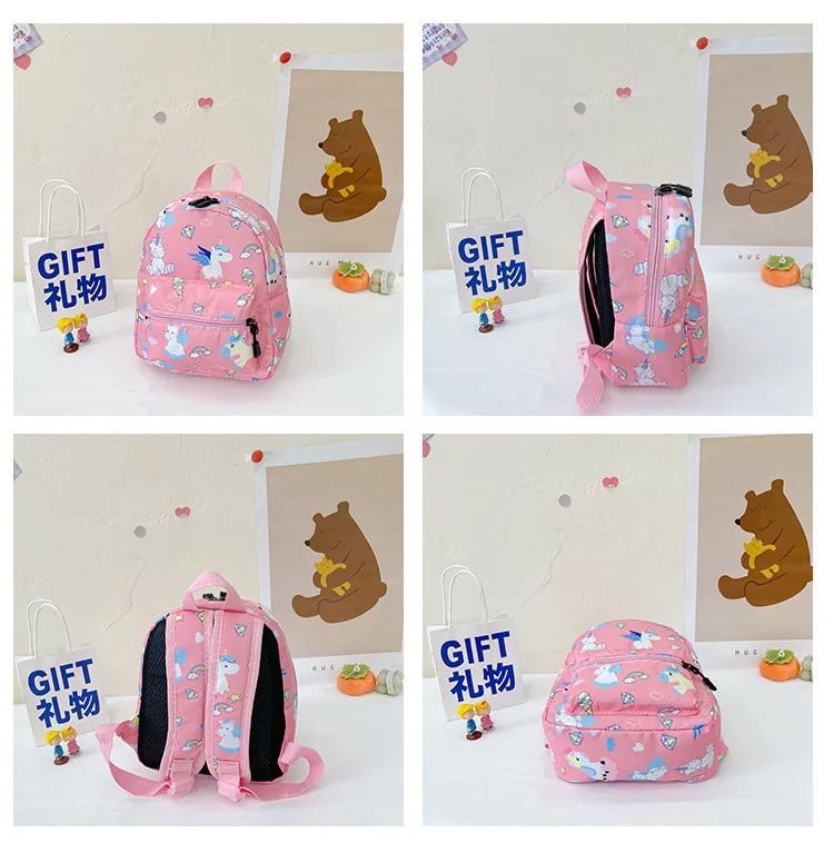 Children's SchoolBags Kids Cartoon Dinosaur Backpacks Trendy Waterproof Kindergarten Primary School Student Bookbag Boys Girls