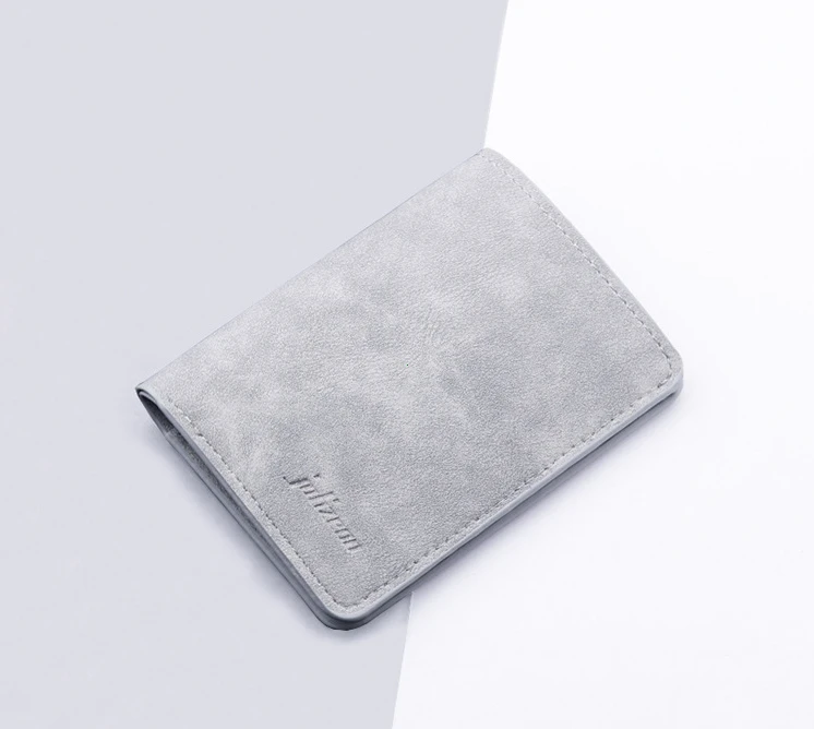 Men/Women Fashion Wallet ID/credit Card Holder Wallet for Men Multi-Card BagHolder Two Fold Small Wallet Black/gray Coin Purse