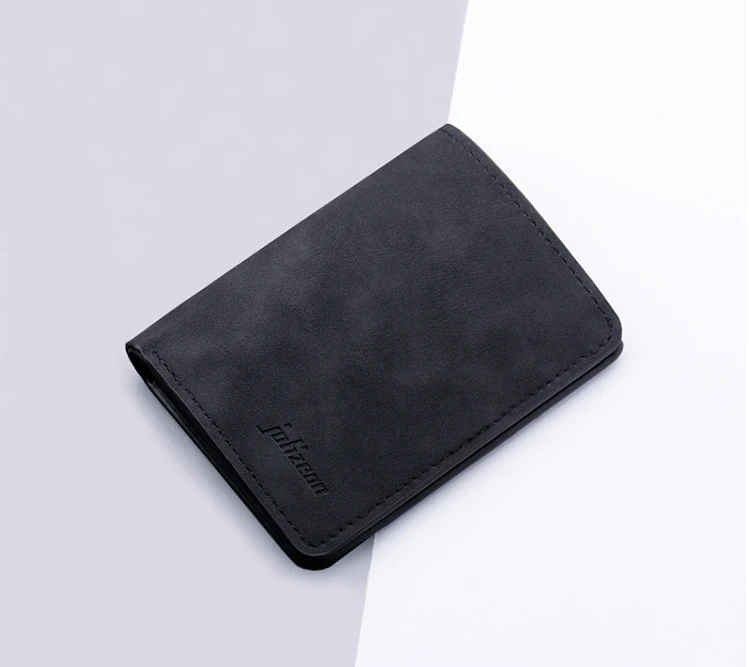 Men/Women Fashion Wallet ID/credit Card Holder Wallet for Men Multi-Card BagHolder Two Fold Small Wallet Black/gray Coin Purse