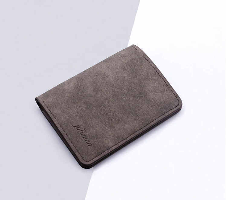 Men/Women Fashion Wallet ID/credit Card Holder Wallet for Men Multi-Card BagHolder Two Fold Small Wallet Black/gray Coin Purse