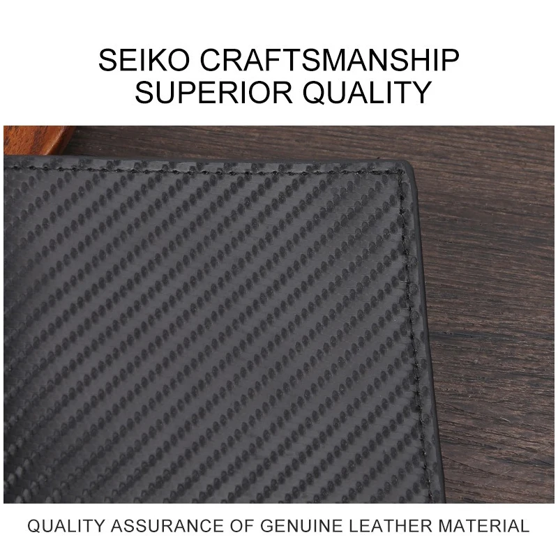 Black Large Capacity Wallet With Multiple Card Slots Simple Wallet Two Fold Men's Wallet Thin Male Credit Card Holder