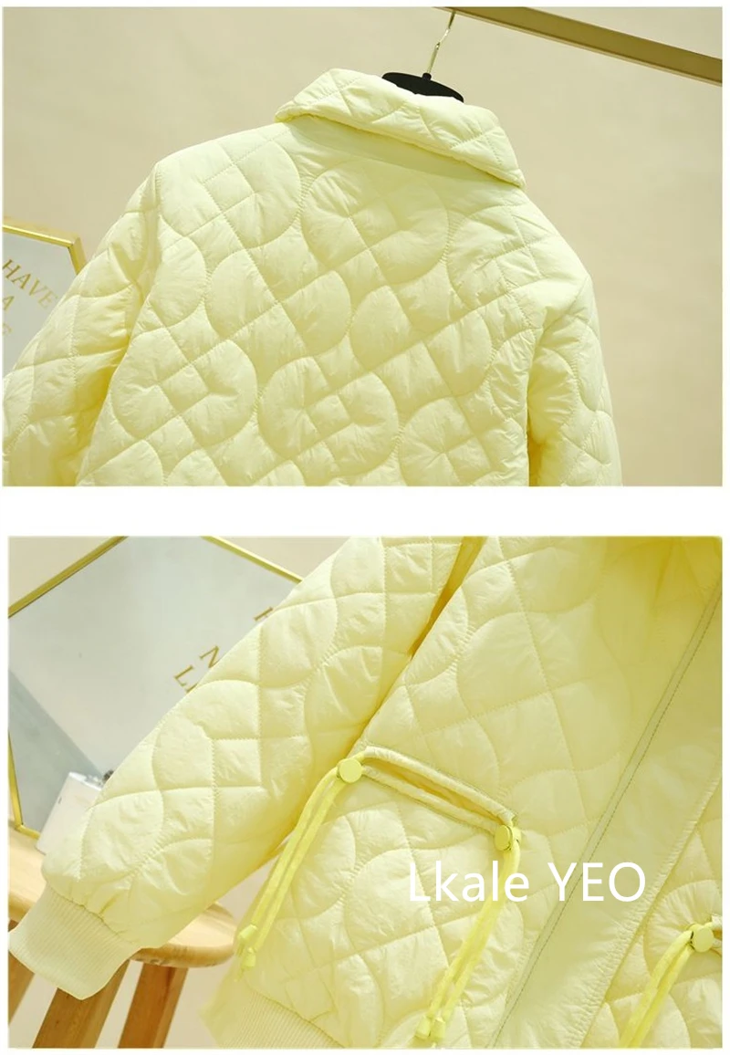 Ladies Winter Parka 2025 Korean Version Stand Collar Women's Warm Down Cotton Jacket Loose Fashion Comfortable Female Jacket