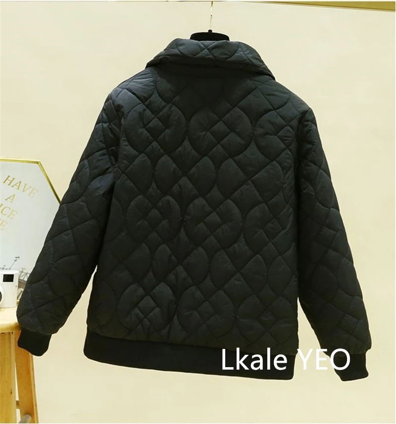 Ladies Winter Parka 2025 Korean Version Stand Collar Women's Warm Down Cotton Jacket Loose Fashion Comfortable Female Jacket