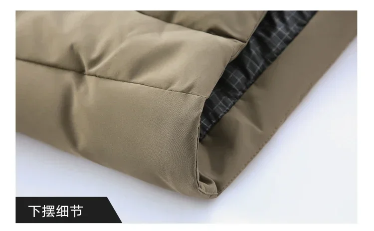 High Quality Hooded Thick Warm Waterproof Parkas Coat Male Hooded Loose Casual Winter Coats Men Business Winter Mens Down Jacket