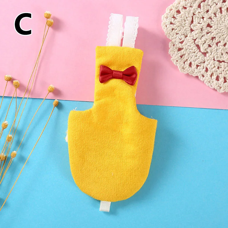 Bird Parrot Diaper with Bowtie Cute Flight Suit Nappy Clothes for Green Cheek Conure Parakeet Pigeons Medium Large Pet Bird