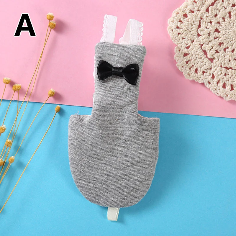 Bird Parrot Diaper with Bowtie Cute Flight Suit Nappy Clothes for Green Cheek Conure Parakeet Pigeons Medium Large Pet Bird