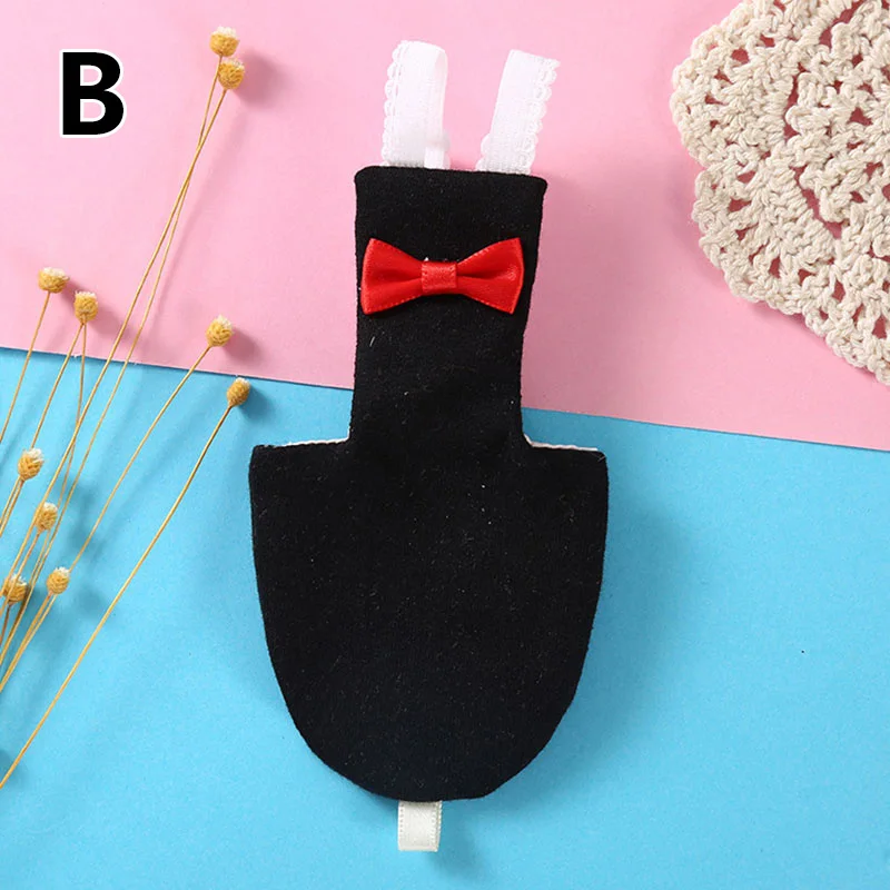 Bird Parrot Diaper with Bowtie Cute Flight Suit Nappy Clothes for Green Cheek Conure Parakeet Pigeons Medium Large Pet Bird