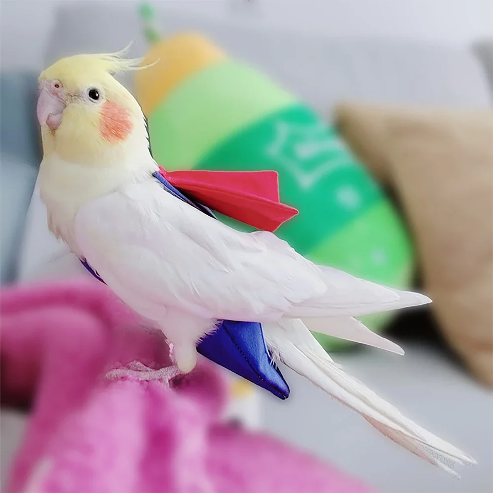 Parrot Diaper Cute Bird Physiological Diaper Cockatiel Pigeons Small Medium Large Pet Birds Flight Suit Clothes Nappy Washable