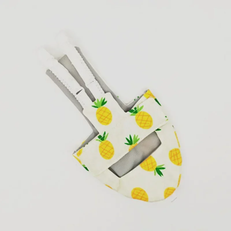 Parrot Diaper with Bowtie Cute Colorful Fruit Floral Cockatiel Pigeons Small Medium Large Pet Birds Flight Suit Clothes Washable