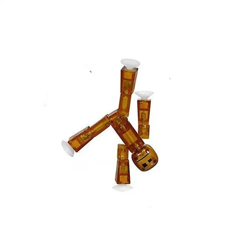 1/2/3Pcs Set Sucker Sticky Robot Photography Animation Studio Sucker Children's Toy Birthday Gift Kids Robot Action Figures Toys