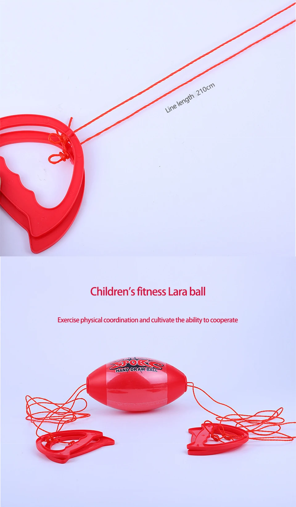 Children Outdoor Interactive Pulling Elastic Speed Balls Fun Collision Sensory Training Sport Games Toy For Kids Adults Gift