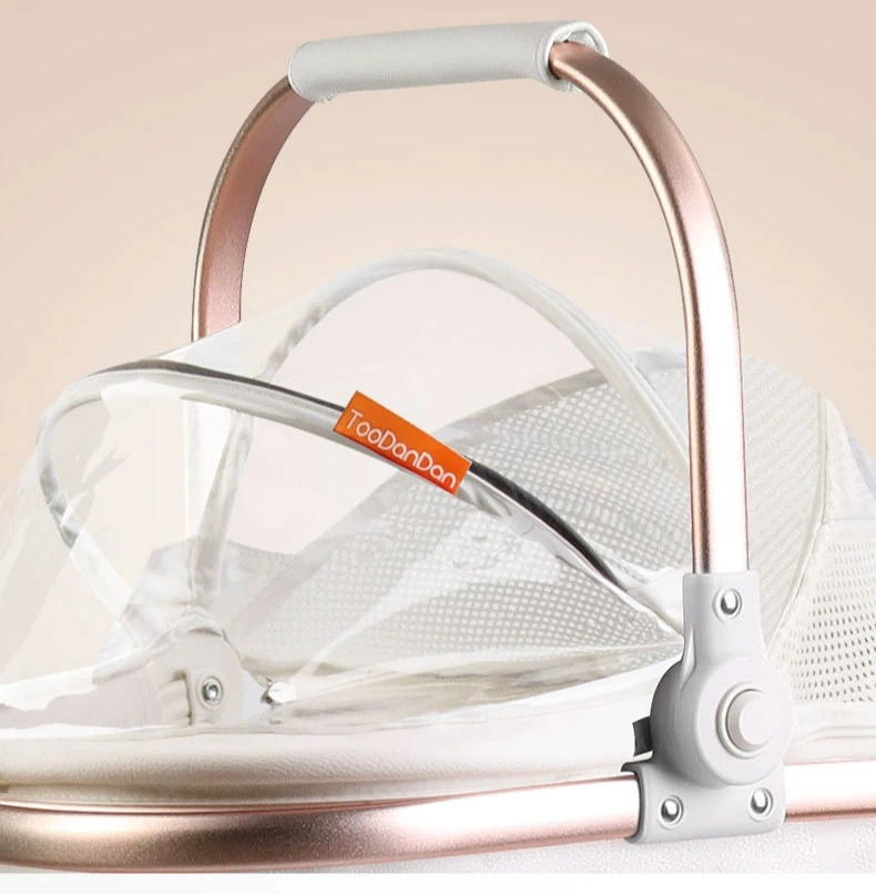 Adjustable Small Dog Stroller Portable Detachable Dogs Folding Stroller Shock-proof Dog Carriers Pet Supplies Products