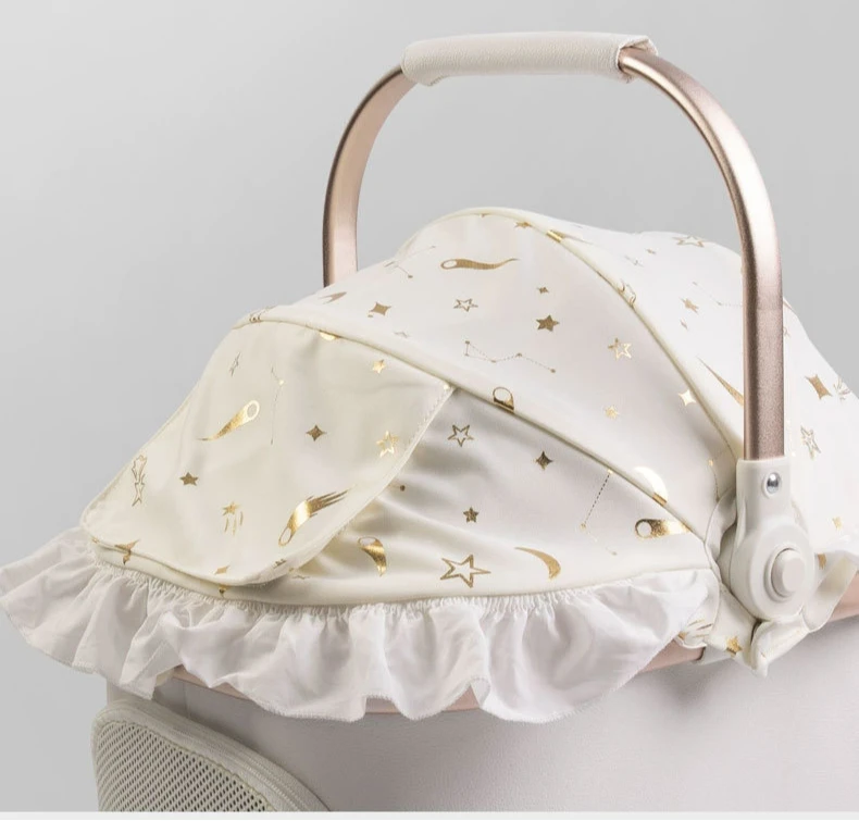 Adjustable Small Dog Stroller Portable Detachable Dogs Folding Stroller Shock-proof Dog Carriers Pet Supplies Products