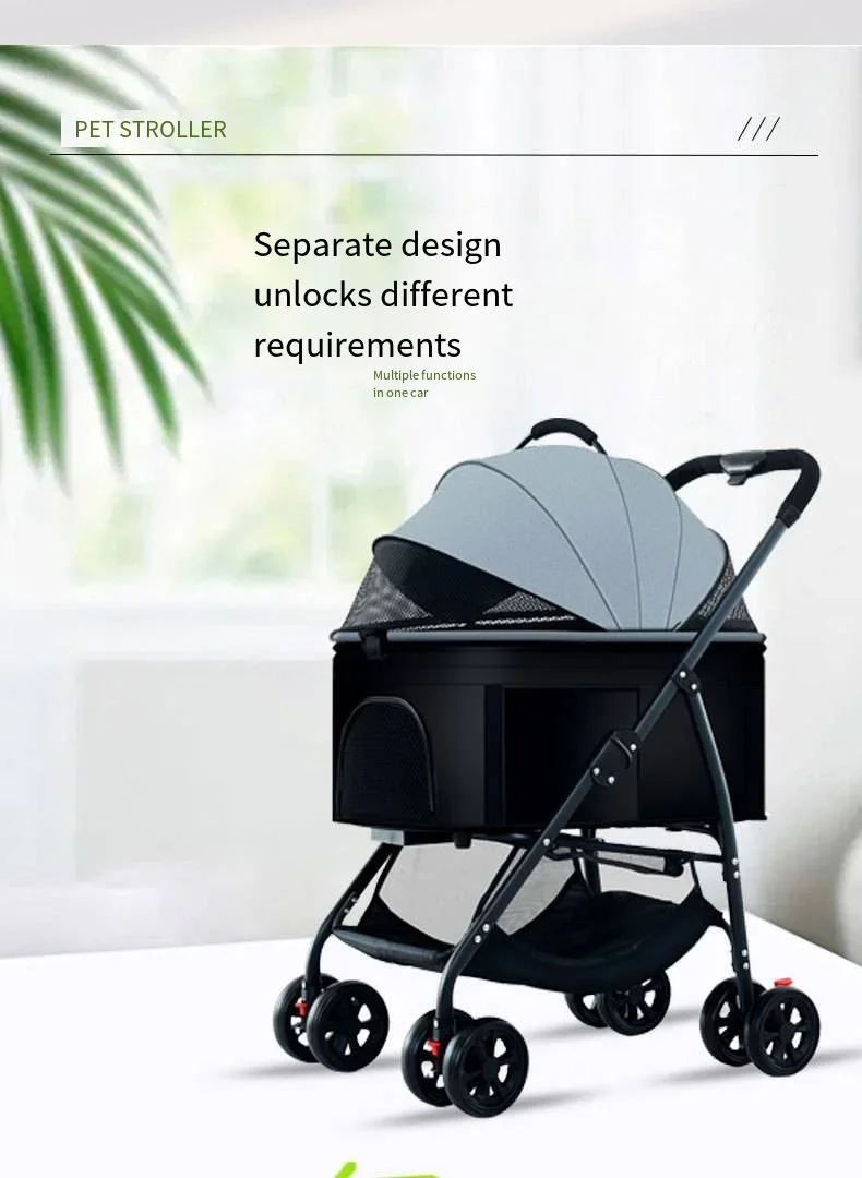 Pet Car Strollers Lightweight Foldable Specifically Designed for Walking Dogs Infants Medium-sized Small Dogs Cats Outdoor