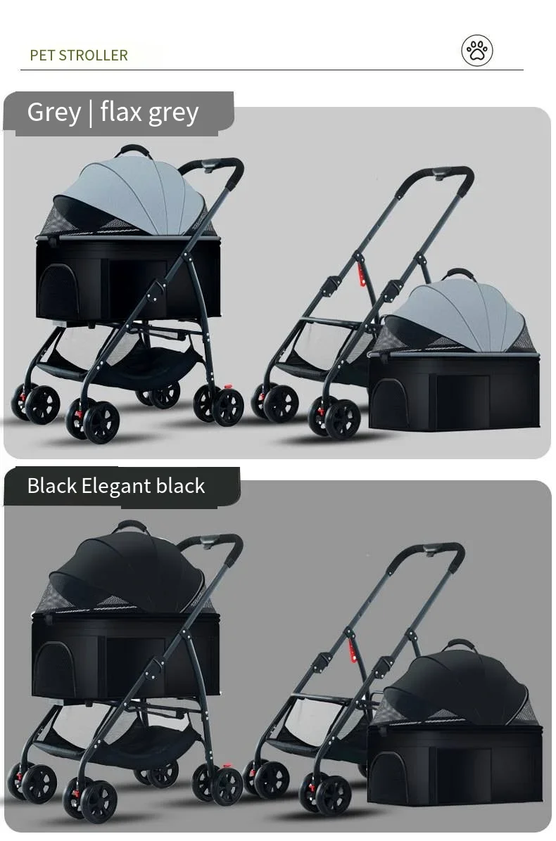 Pet Car Strollers Lightweight Foldable Specifically Designed for Walking Dogs Infants Medium-sized Small Dogs Cats Outdoor